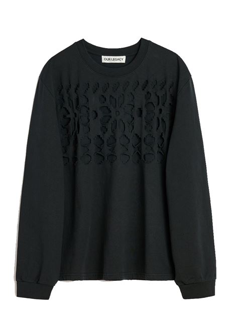 t-shirt tour l/s uomo nera OUR LEGACY | M4256TCF
